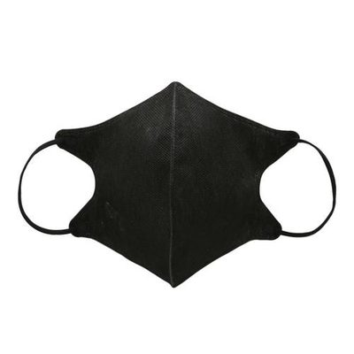 3 Katmanlı Siyah Tek Kullanımlık Burun Maskesi Kumaşı 3D Tıbbi Koruyucu Maske Gb 19083 Kn95