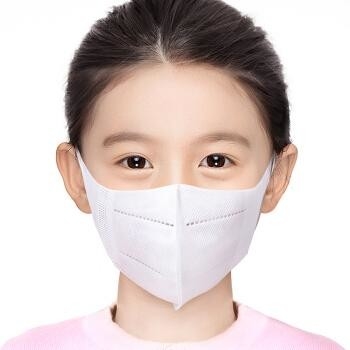 4 Ayarlanabilir Kulak Halkalı 3 Katlı Çocuk Yüz Maskesi 2 3 Yaşında Tıbbi N95
