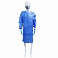 Nefes Alabilir Cerrahi Önlükler Tek Kullanımlık Tıbbi İzolasyon Giysileri Steril Smms ISO13485